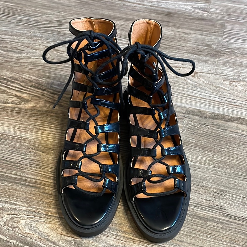 Urban Outfitters black gladiator sandals